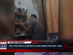 Viral, Video Kepala SD Negeri di Tulang Bawang Hisap Sabu – Sabu