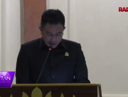 DPRD Tanggamus Sampaikan LHP dalam Paripurna Pengesahan Empat Ranperda