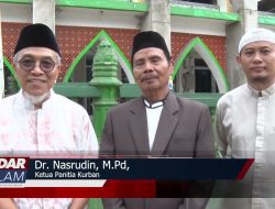 Masjid Baitul Hikmah Gunakan Besek dan Daun Jati