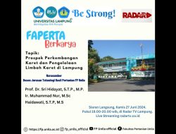 PROSPEK PERKEMBANGAN KARET DAN PENGELOLAAN LIMBAH KARET DI LAMPUNG