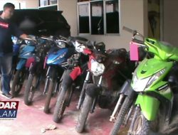 Polres Mesuji Ringkus 18 Pelaku dan 17 Senpi Rakitan