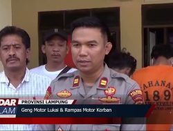 Geng Motor Lukai & Rampas Motor Korban
