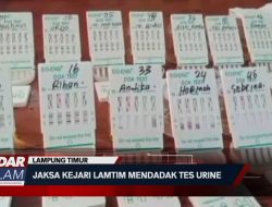 Jaksa Kejari Lamtim Mendadak Tes Urine