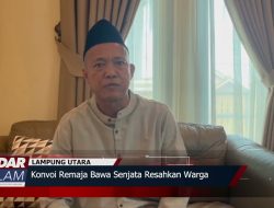 Konvoi Remaja Bawa Senjata Resahkan Warga