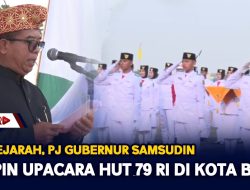 Bersejarah, Pj Gubernur Samsudin Pimpin Upacara HUT 79 RI di Kota Baru