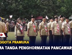 19 Anggota Pramuka Terima Tanda Penghormatan Pancawarsa