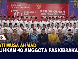 Bupati Musa Ahmad Kukuhkan 40 Anggota Paskibraka