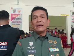 Danrem 043 Gatam Optimis Kontingen PON Lampung Raih 10 Besar