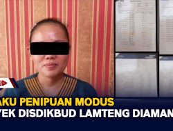 Pelaku Penipuan Modus Proyek Disdikbud Lamteng Diamankan