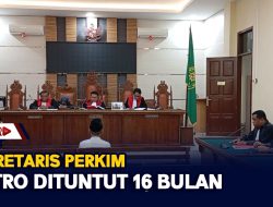 Sekretaris Perkim Metro Dituntut 16 Bulan