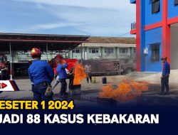Semeseter 1 2024 Terjadi 88 Kasus Kebakaran
