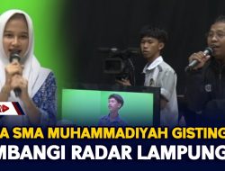 Siswa SMA Muhammadiyah Gisting Sambangi Radar Lampung TV