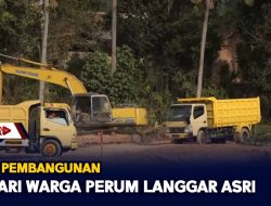 Debu Pembangunan “Cemari” Warga Perum Langgar Asri