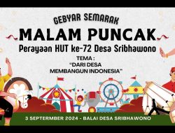 🔴LIVE MALAM PUNCAK HUT DESA SRIBHAWONO KE 72
