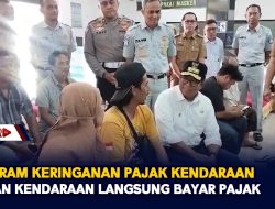 Ribuan Kendaraan Langsung Bayar Pajak