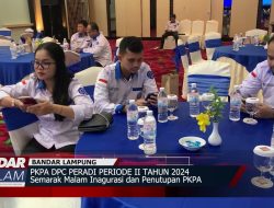 Semarak Malam Inagurasi dan Penutupan PKPA DPC Peradi Bandar Lampung Periode II Tahun 2024