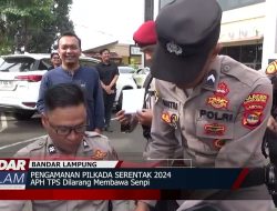 APH TPS Dilarang Membawa Senpi
