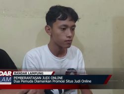 BANDAR LAMPUNG – Dua Pemuda Diamankan Promosi Situs Judi Online