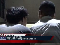 BANDAR LAMPUNG-Polisi Belasan Remaja Peserta Balap Liar