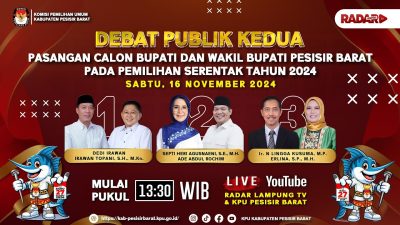 🔴 LIVE DEBAT PUBLIK PILKADA PESISIR BARAT TAHUN 2024