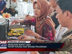 Pemilih Antusias Ikuti Simulasi Pencoblosan