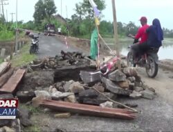 Sepekan Gorong gorong Roboh Belum Diperbaiki