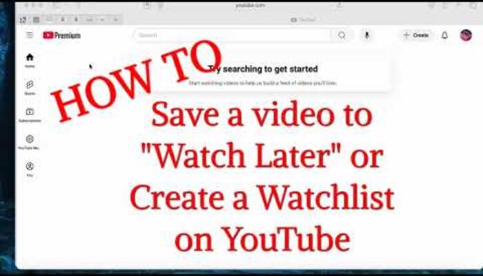How to create watchlists on youtube