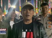 LAMPUNG TENGAH : Anggota DPRD Lamteng Hadiri Final Open Turnamen Bola Voly Plastik Lipan CupI I
