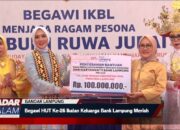 Begawi HUT Ke 26 Ikatan Keluarga Bank Lampung Meriah