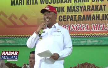 Plt  Bupati Lamteng Serahkan SPPT PBB P2 di 4 Kecamatan