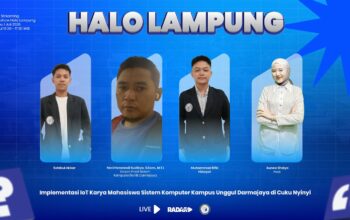 Implementasi IoT Karya Mahasiswa Sistem Komputer Kampus Unggul Darmajaya di Cuku Nyinyi