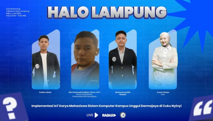 Implementasi IoT Karya Mahasiswa Sistem Komputer Kampus Unggul Darmajaya di Cuku Nyinyi